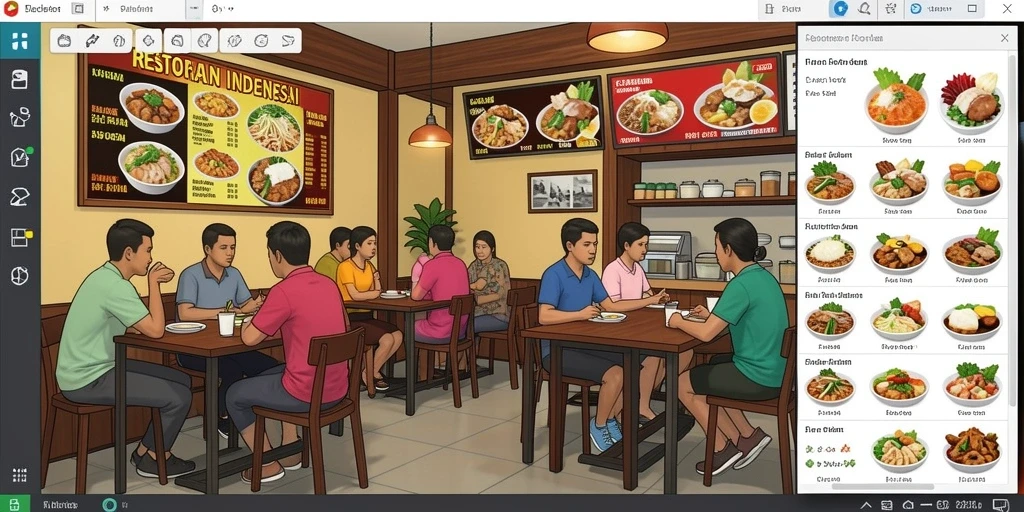 Tampilan antarmuka yang menarik dan mudah digunakan.