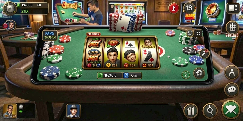 Tampilan menarik dari permainan slot pertama.