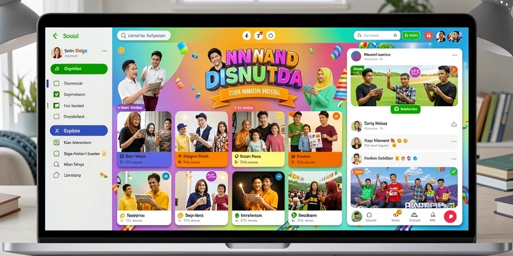 Tangkapan layar menampilkan grafis yang memukau dari mesin slot.
