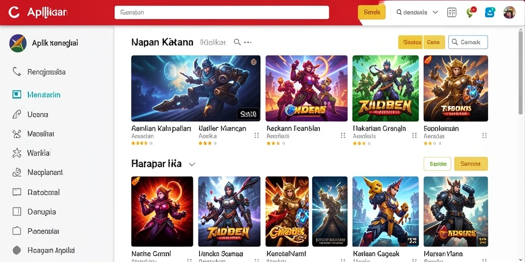 Tampilan warna-warni yang menarik perhatian.