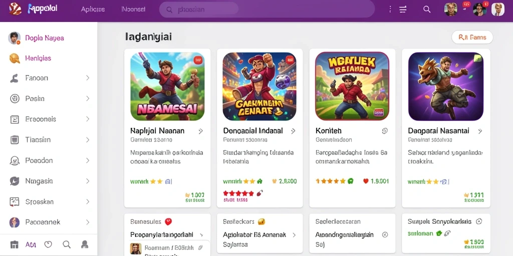 Screenshot menampilkan tampilan awal yang menarik.