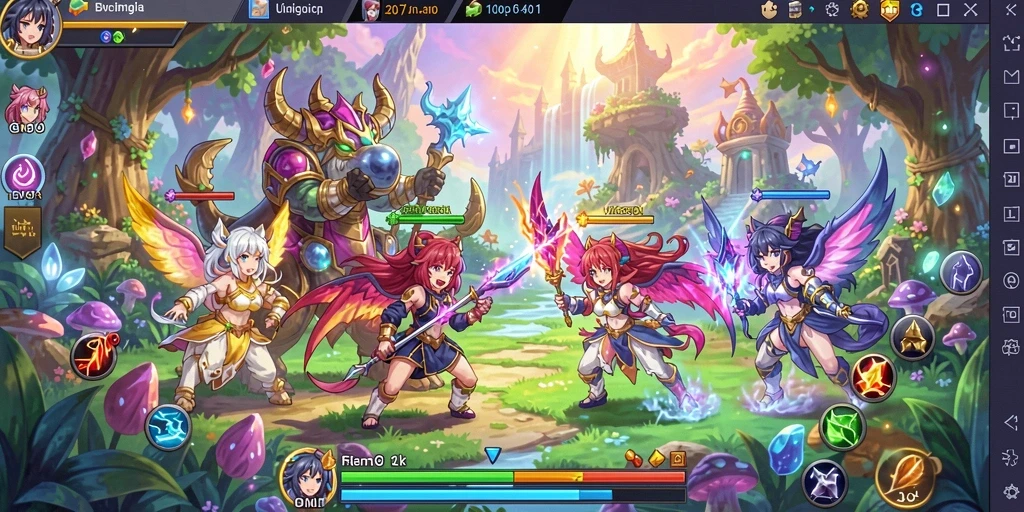 Screenshot menampilkan antarmuka permainan yang menarik.